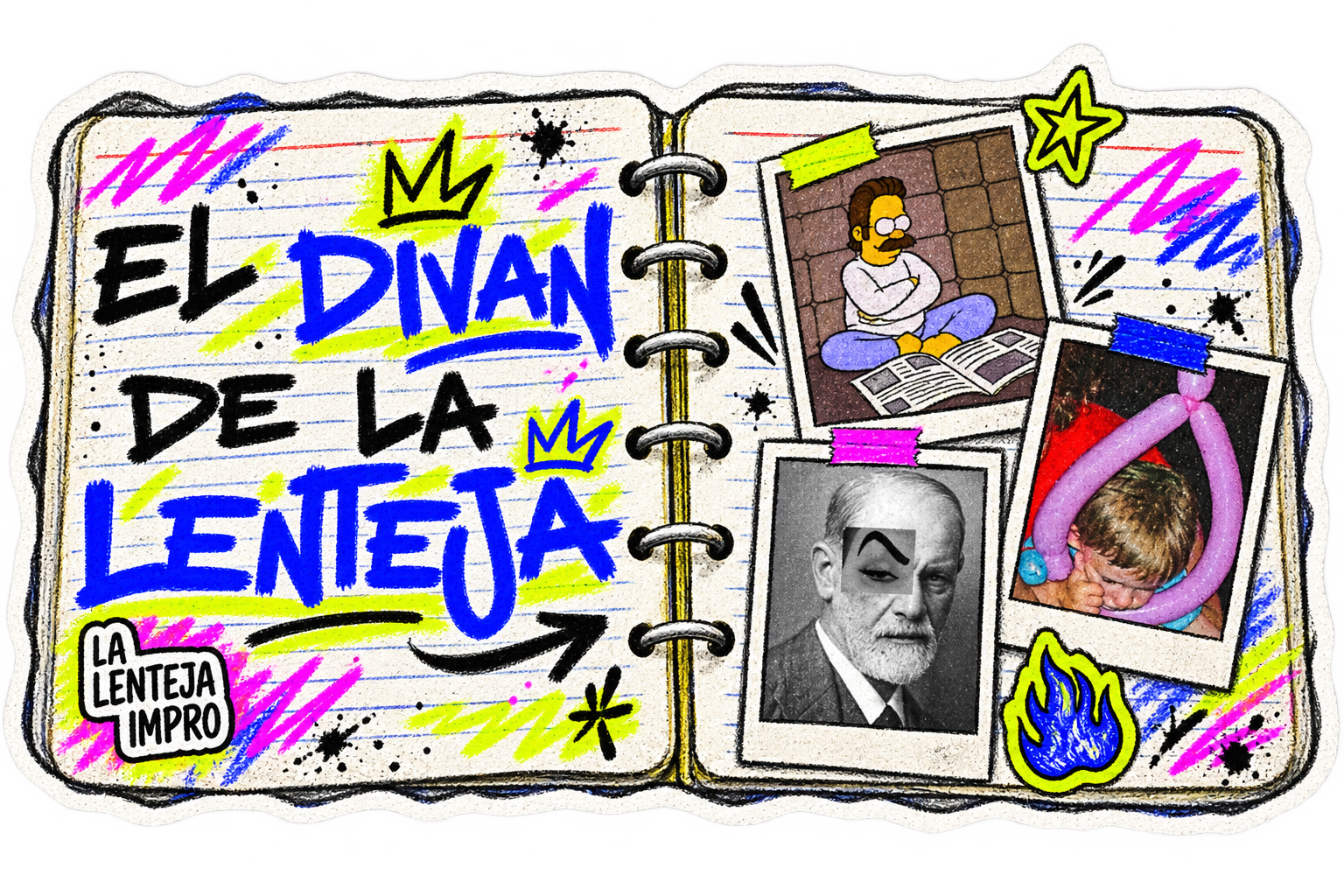 Cartel del espectáculo El diván de la Lenteja